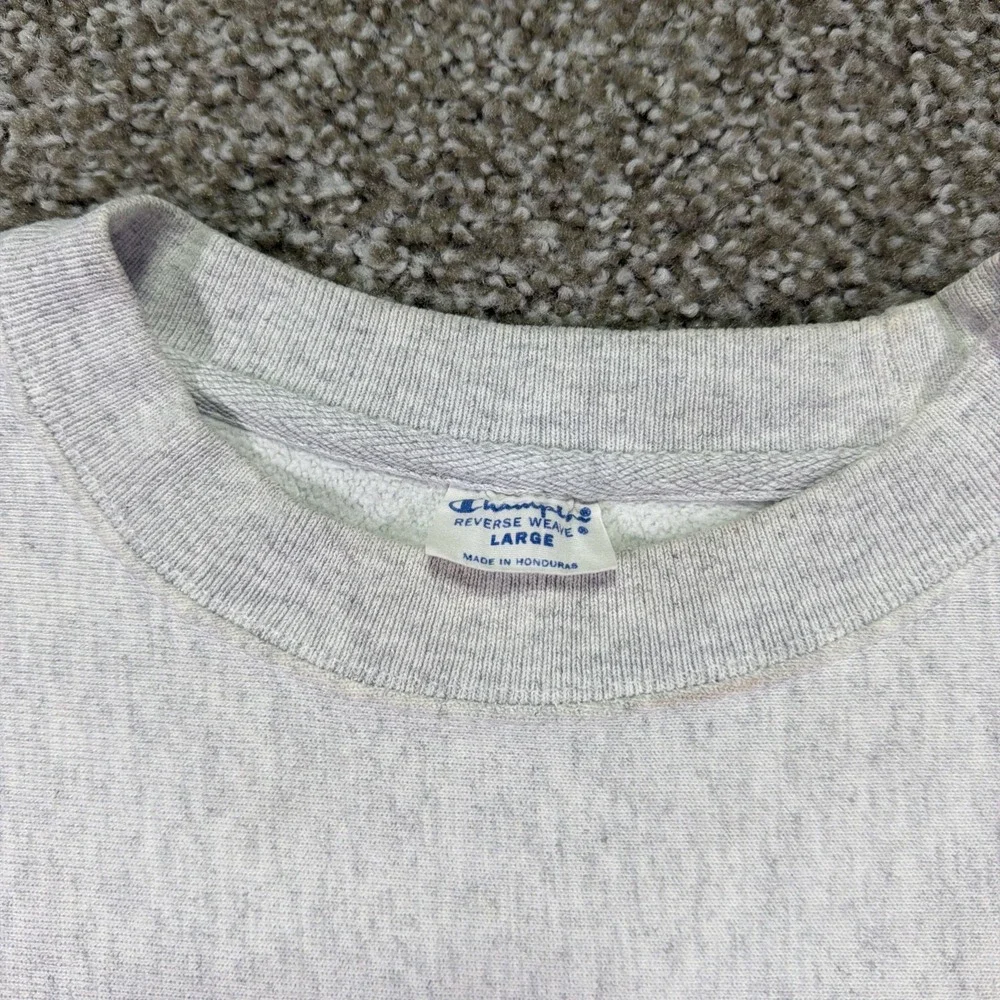 Vintage Champion Reverse Weave College Of Charleston Size Large Distressed 90s